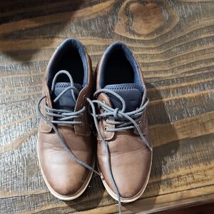 Mix No. 6 Kids Brown Lace-Up Dress Shoes